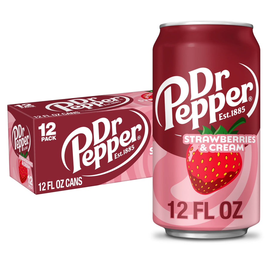 Dr Pepper Strawberries & Cream Soda - Crisp Pick