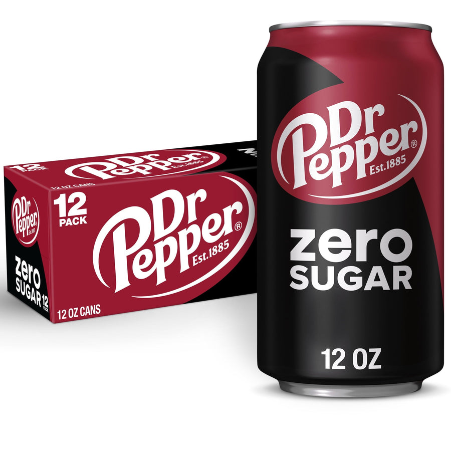 Dr Pepper Zero Sugar Soda - Lite Zero Sip